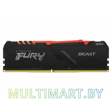 Оперативная память Kingston Fury Beast RGB 8GB DDR4 PC4-24000 (KF430C15BBA/8)